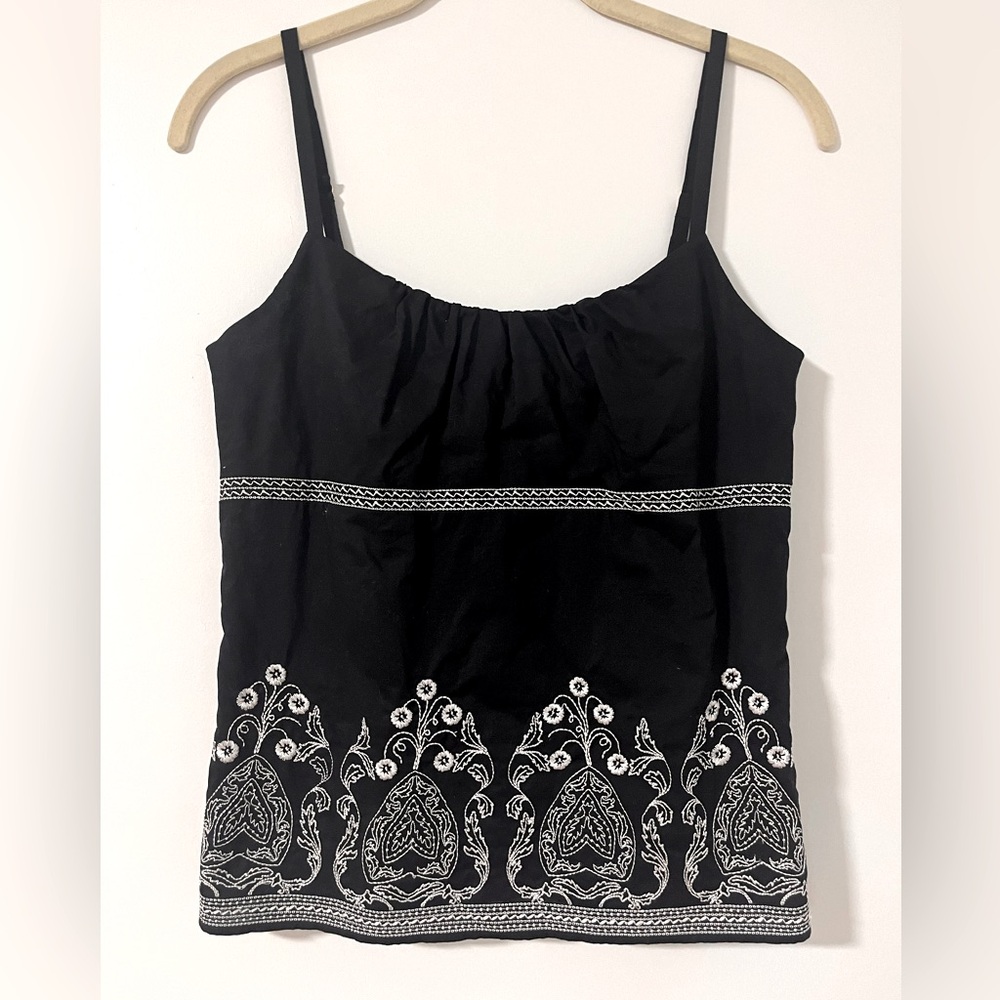 Ann Taylor Embroidered Tank